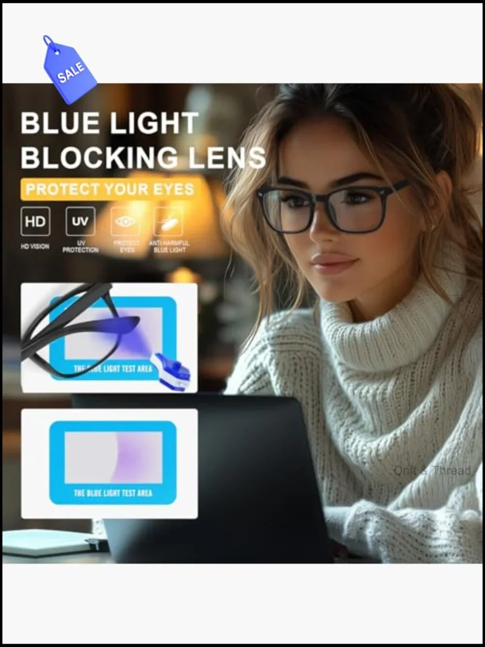 Blue Light Blocking Glasses Women Men Computer Gaming